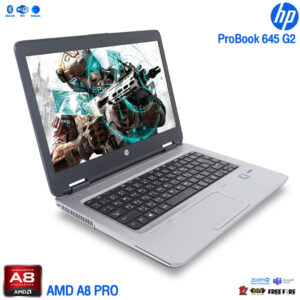 HP ProBook 645 G2 AMD PRO A8-8600B / RAM 8GB / SSD 256GB / SD Card / USB Type-C / WiFi / Bluetooth / กล้องหน้า / Display Port