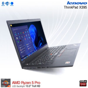 Lenovo ThinkPad X395 - AMD Ryzen 5 Pro / RAM 8GB / SSD 256GB / จอ 13.3” Full HD / MobileSim / USB Type-C / HDMI / MicroSD card reader