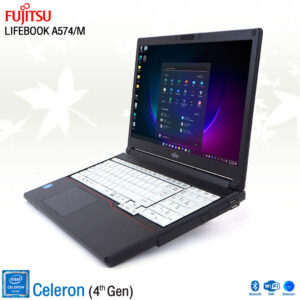 Fujitsu Lifebook A574/M Celeron Gen4 /คีย์บอร์ดตัวเลขแบบแยก /RAM 4GB / HDD 320GB /HDMI /Bluetooth /Webcam /WiFi /สภาพดี! มีประกัน!!