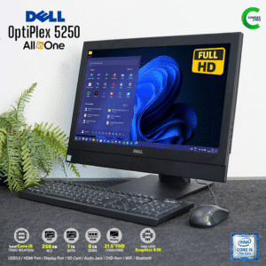 Dell OptiPlex 5250-All in One | 21.5 inch Full-HD | Intel Core i5 Gen7 | 8GB RAM | 500GB HDD + 256GB SSD | Windows 11 Pro มือสอง